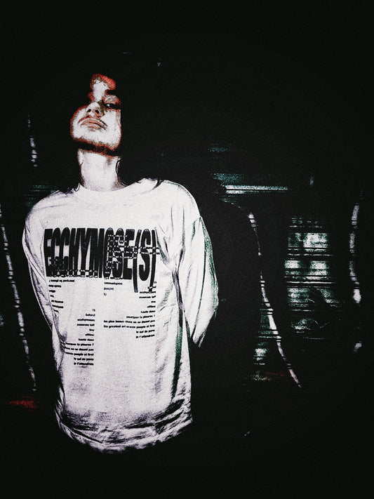 longsleeve "ECCHYMOSE(S)" blanc