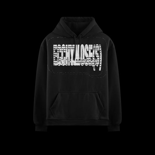 hoodie "ECCHYMOSE(S)" noir