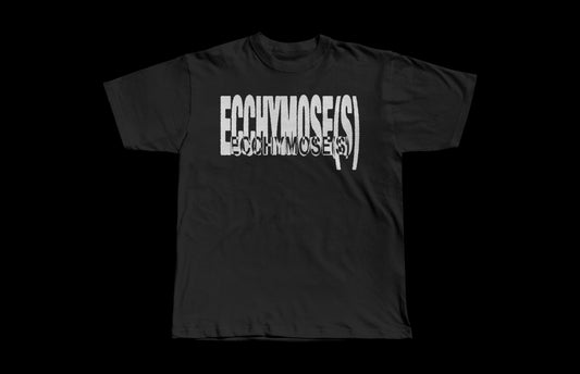 t-shirt "ECCHYMOSE(S)" noir