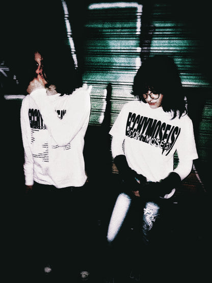 t-shirt "ECCHYMOSE(S)" blanc